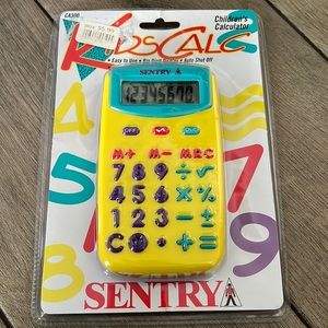 Children’s calculator, vintage. NWT.